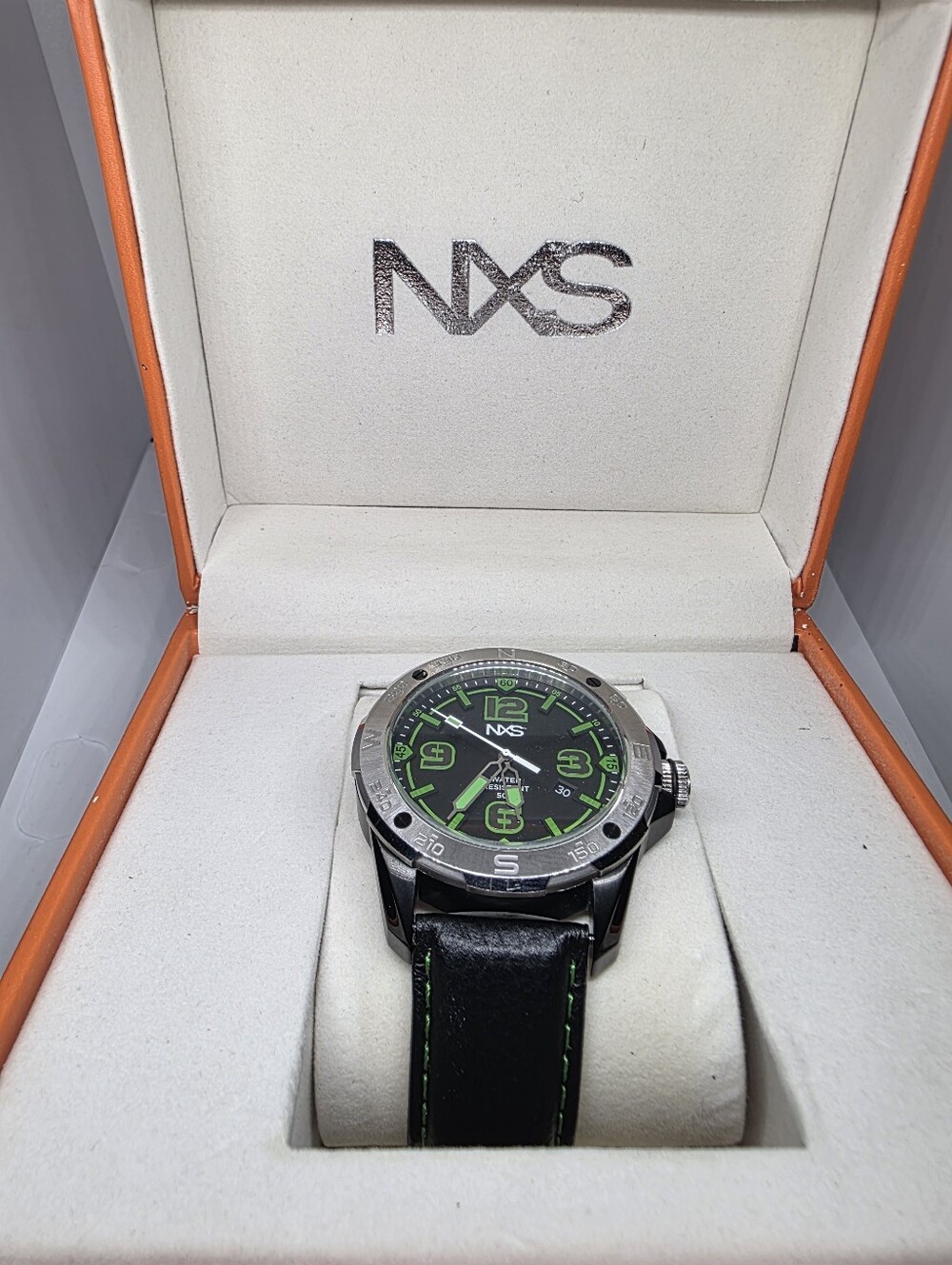 NXS Travis Pastrana Black Watch with Green Accents